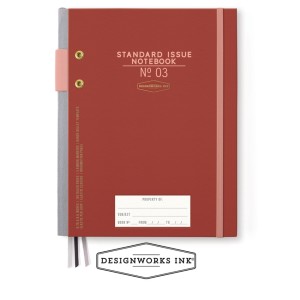 JBE86-2158EU Standard issue planner notebook - rosewood and blush
